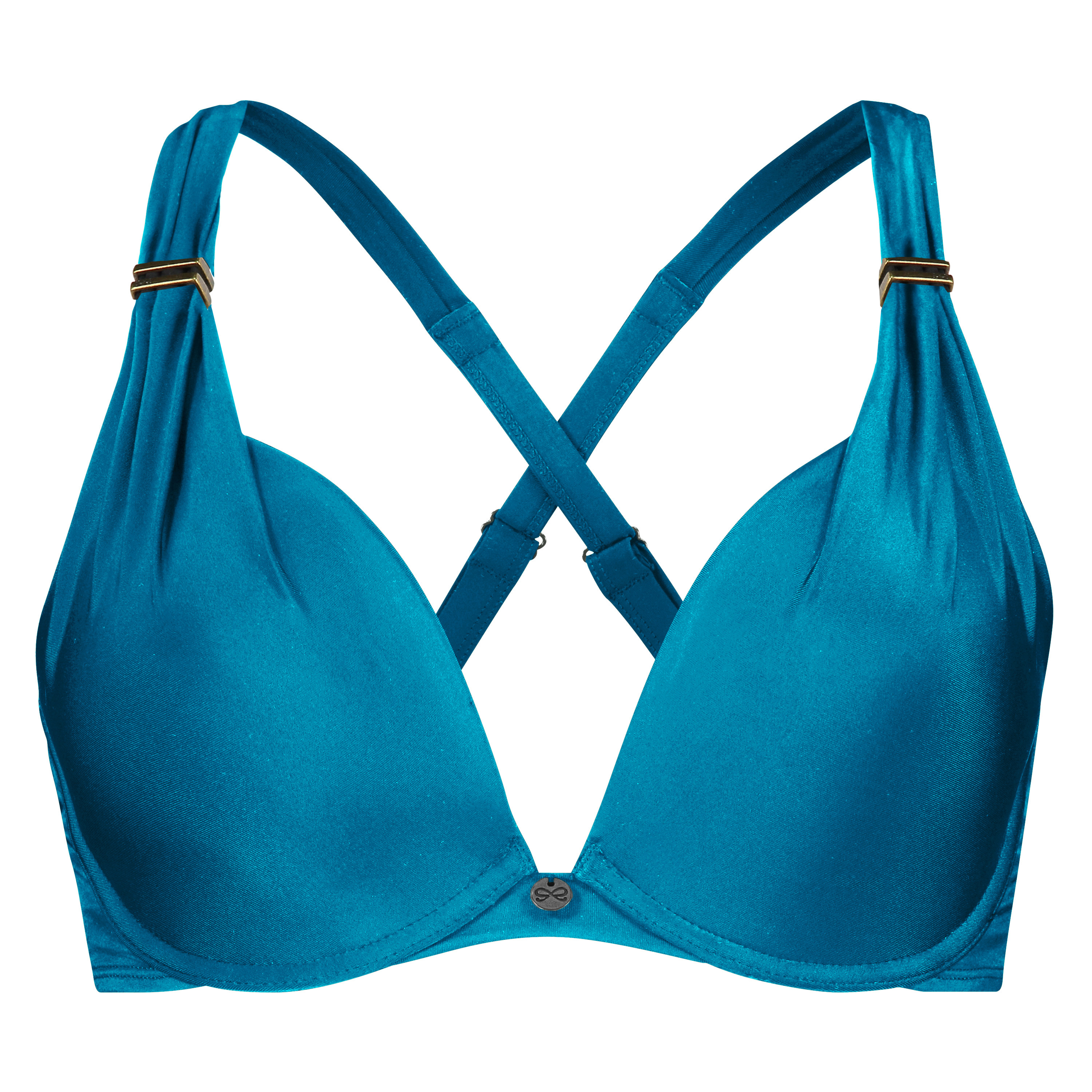 Haut de bikini à armatures préformé Sunset Dreams Taille E +, Bleu, main
