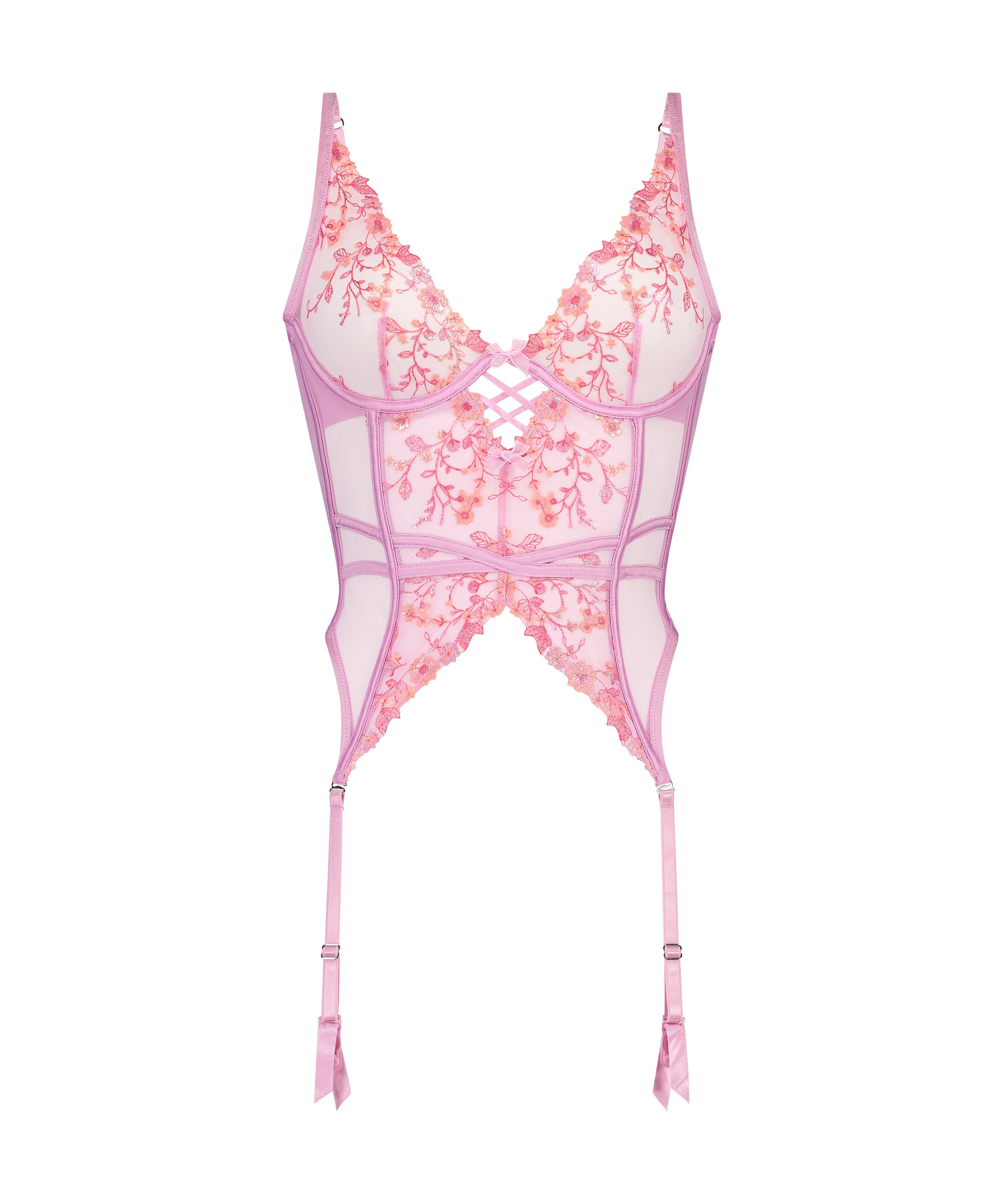 Bustier Lillia, Rose, main