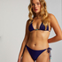 Bikini Slip Cheeky Tanga Doha, Blau