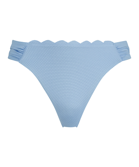 Bikini Slip Rio Scallop, Blau