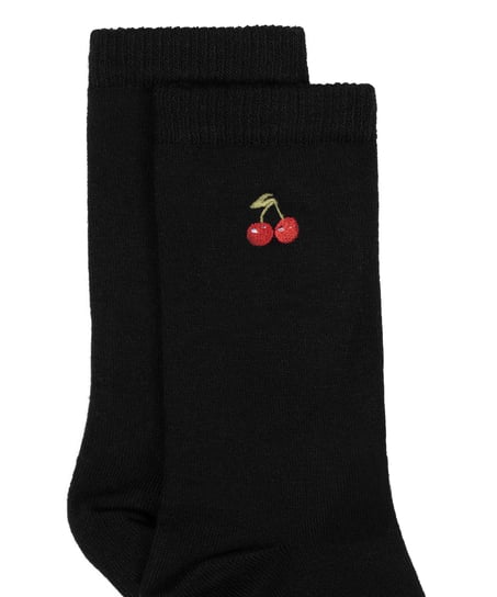 Chaussettes courtes en modal, Noir