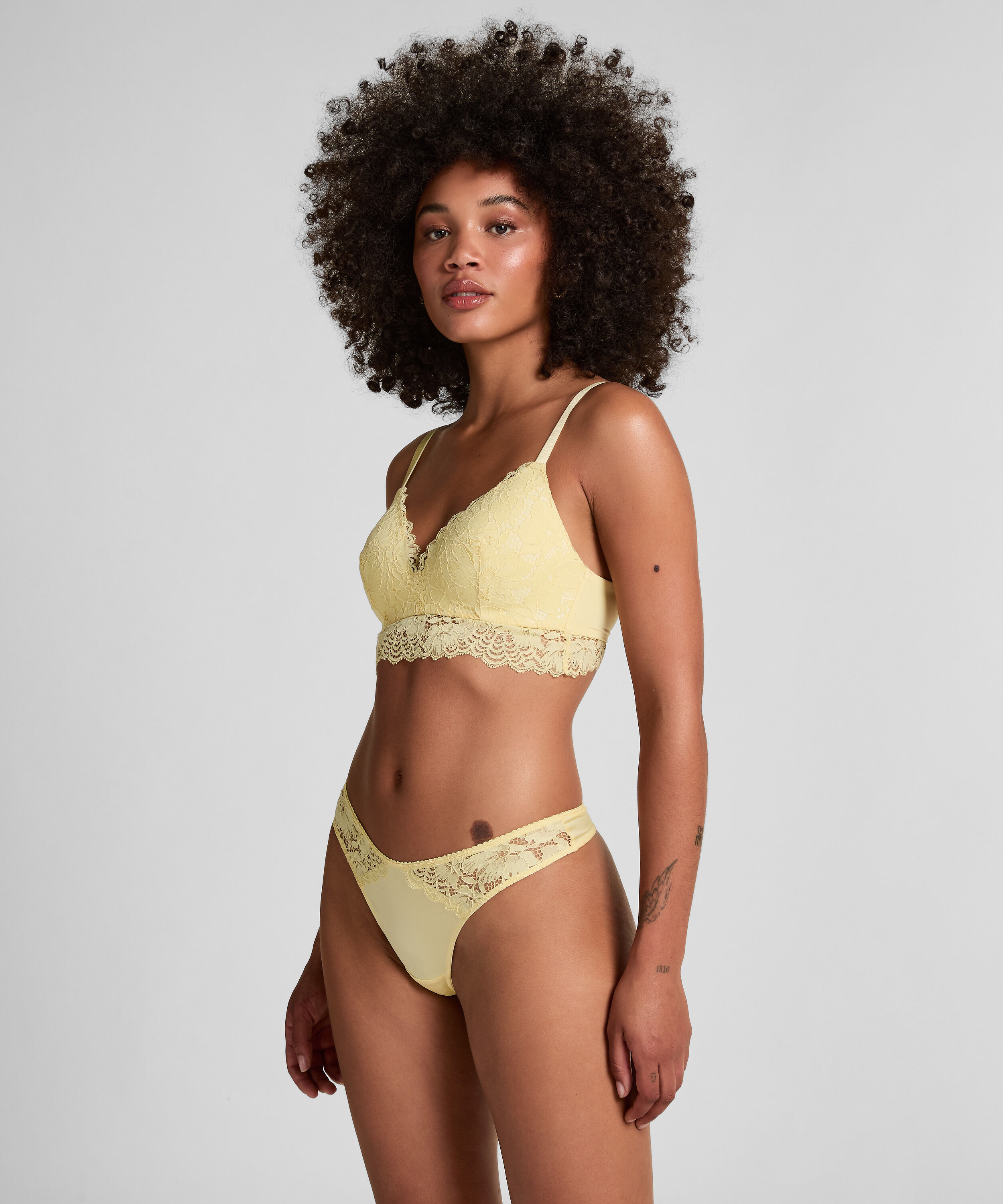 Soutien-gorge sans armatures préformé Andrea, Jaune Soutien-gorge sans armatures préformé Andrea, Jaune