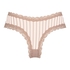 Slip brésilien V-shape mesh, Beige