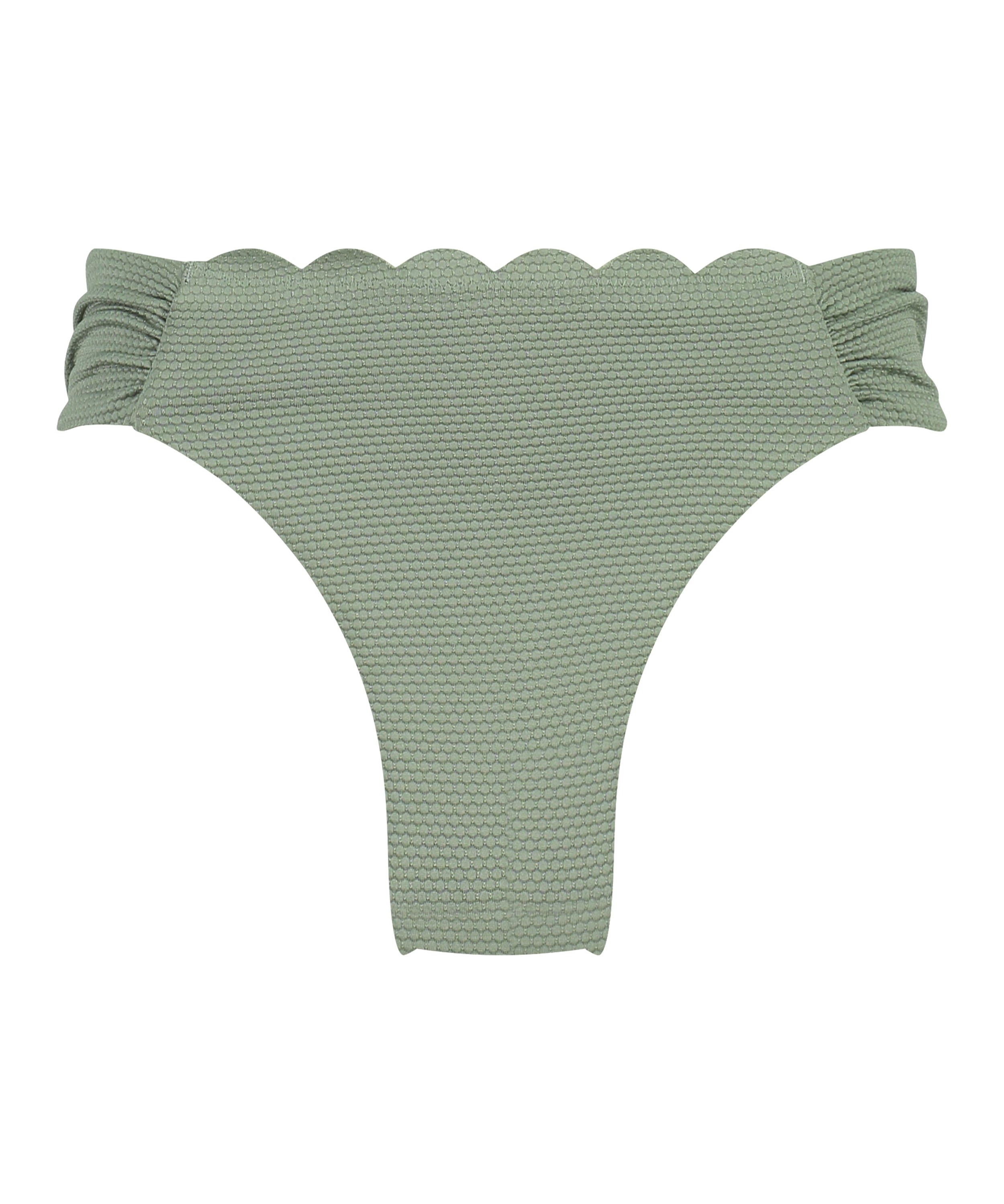 Slip de Bikini Rio Scallop, Vert, main