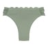 Slip de Bikini Rio Scallop, Vert