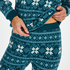 Pyjamaset Fleece, Blau