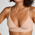 Triangel Bralette Smooth, Beige