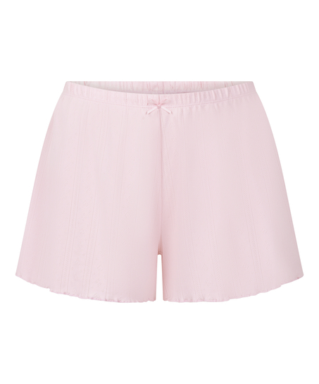 Pointelle-Shorts, Rose