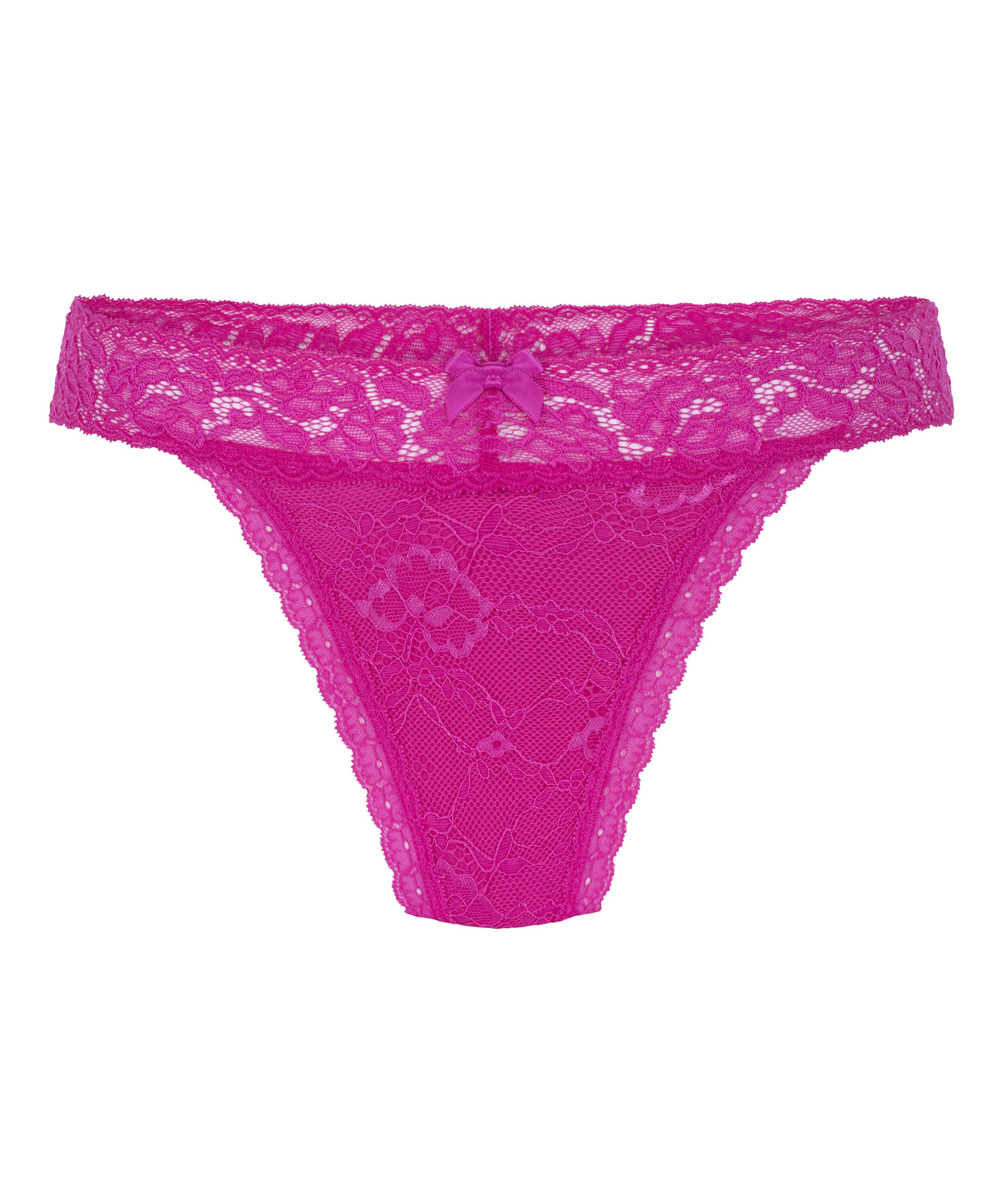 Extra Tief sitzender String Madison, Rose