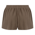 Short en mousseline, Marron