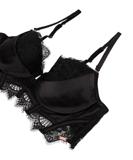 Soutien-gorge à la palangre à armatures préformé Zoé, Noir
