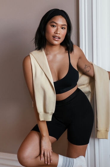 Hunkemöller Short taille haute Zia HKM x NA-KD Noir
