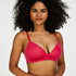 Soutien-gorge push-up pr&eacute;form&eacute; sans armatures Mona, Rose