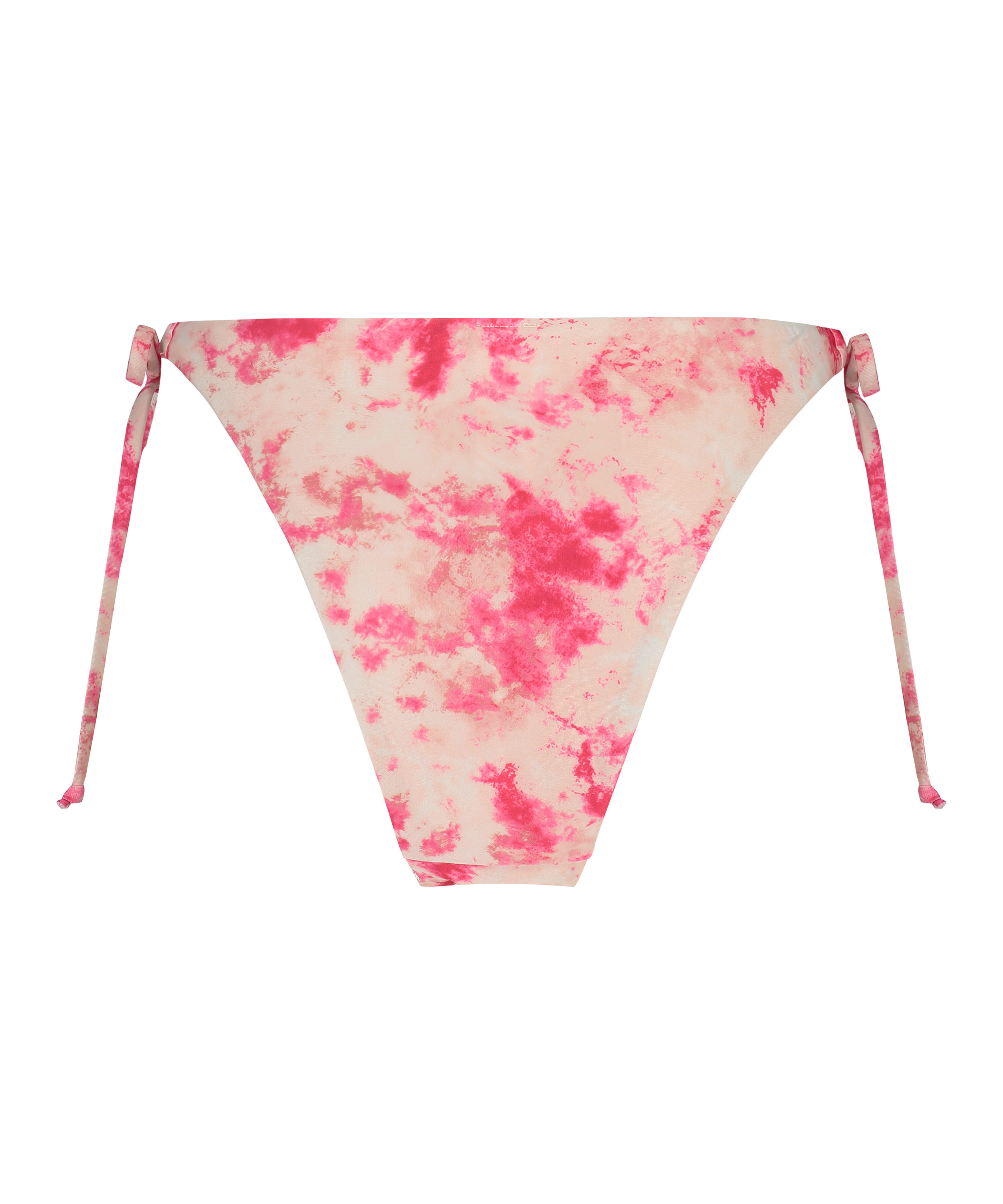 Bas de bikini jambes hautes Tie Dye, Rose, main