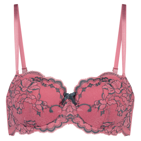 Soutien-gorge à armatures préformé sans bretelles Roberta, Rose