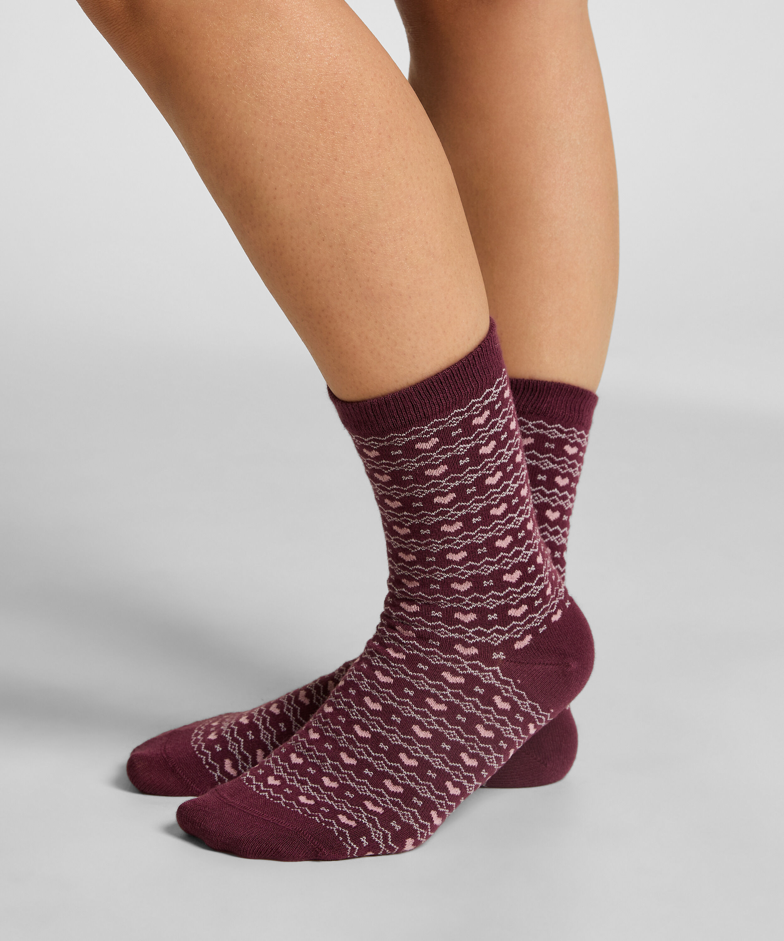 Chaussettes courtes en modal, Violet