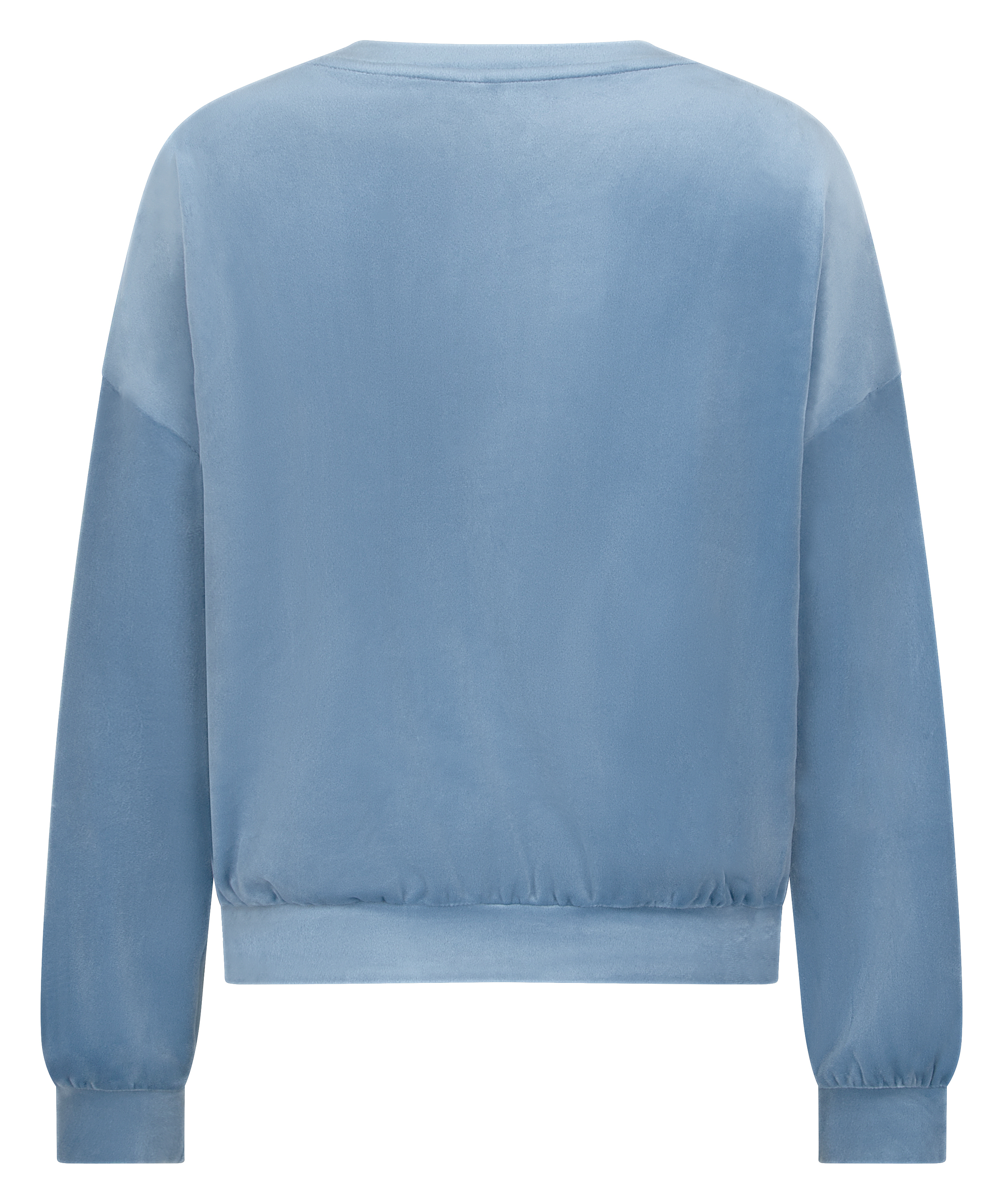 Velours Top, Blau, main
