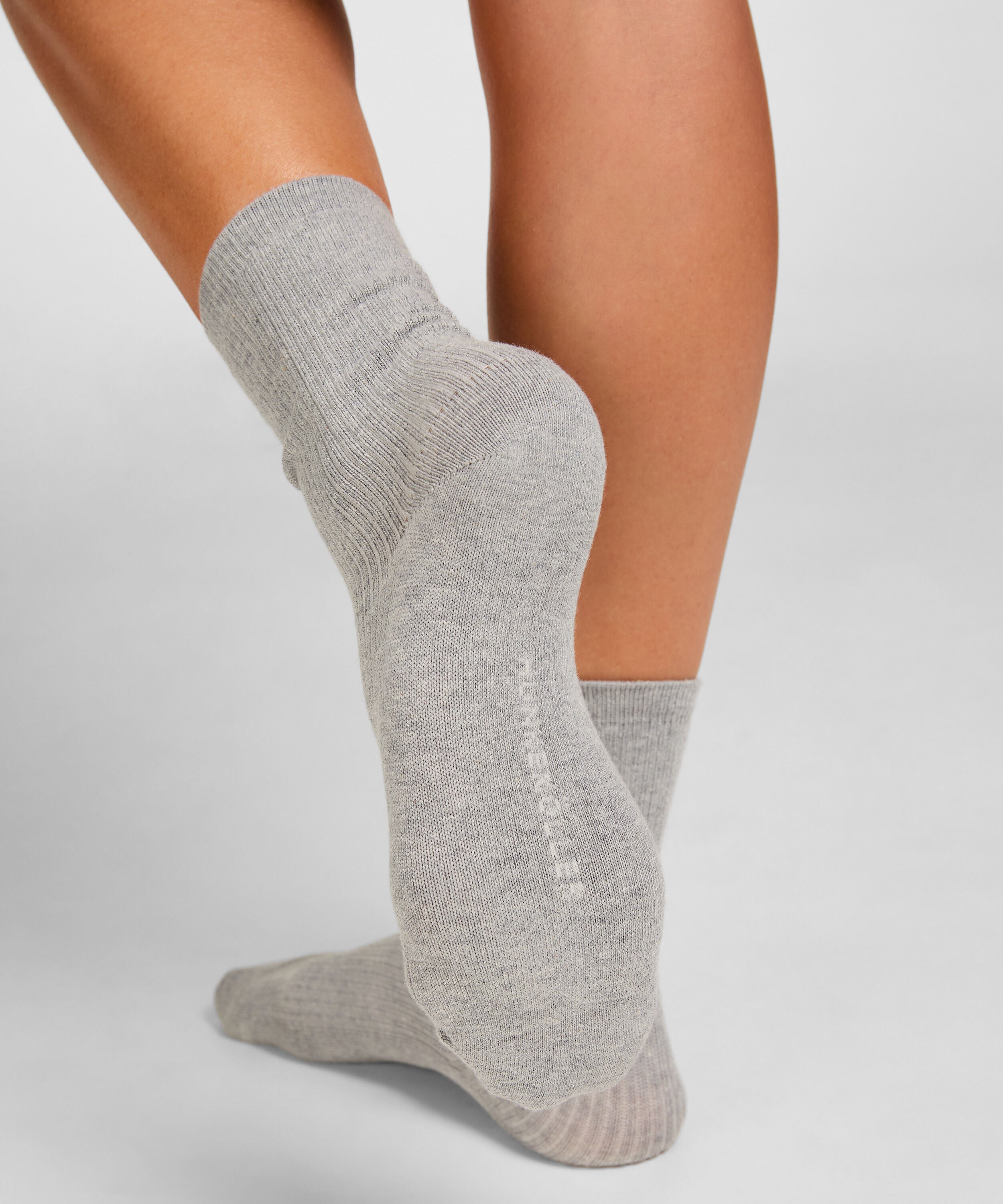3er-Pack Baumwoll-Crew-Socken, Grau 3er-Pack Baumwoll-Crew-Socken, Grau