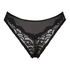 Slip brésilien échancré Arla, Noir