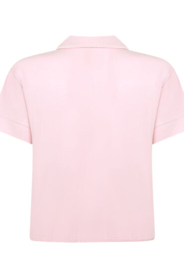 Hunkemöller Essential Jersey Short-Sleeved Jacket Pink