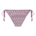 Bas de bikini &agrave; jambe haute Cali, Rose