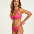 Top de bikini non rembourr&eacute; &agrave; armatures Ibiza, Rose