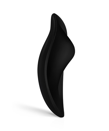 Ferngesteuerter Vibrator Spitzen-Tanga, Schwarz