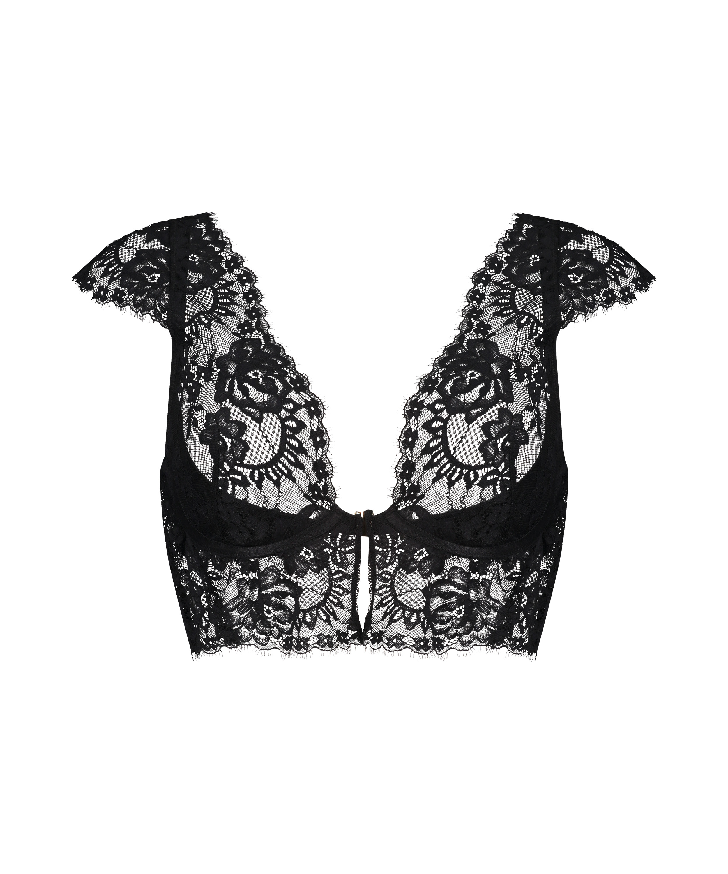 Vorgeformter Longline-Bügel-BH Trixie, Schwarz, main