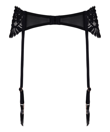 Jarretelles Poppy, Noir