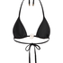 Triangel-Bikinioberteil Yucatan, Schwarz
