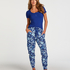 Pantalon de pyjama Jersey, Bleu