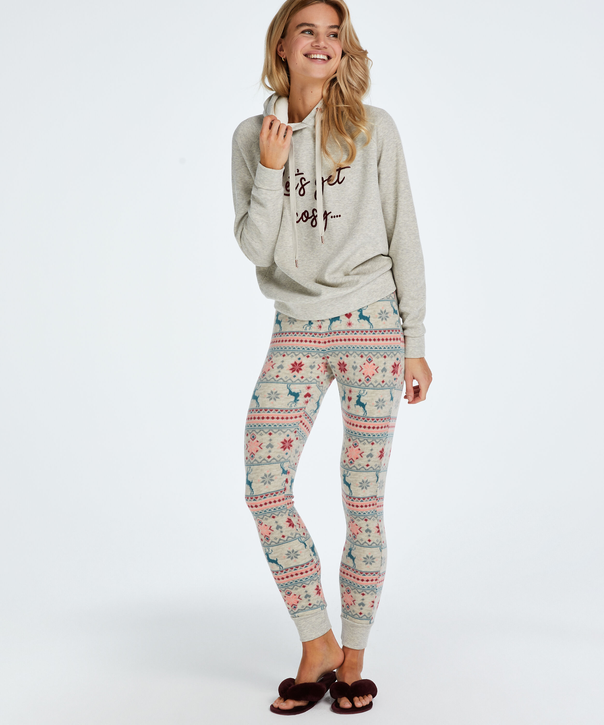 Leggings Micro Fleece, Beige