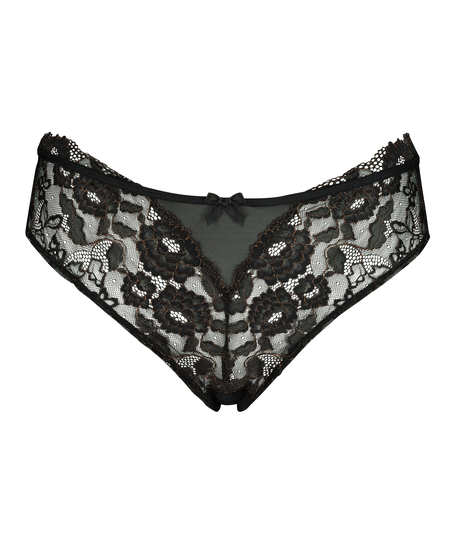 Br&eacute;silien haut Chloe Curvy, Noir