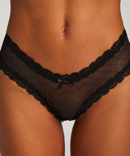Brazilian V-shape mesh, Schwarz