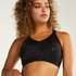 ﻿Soutien-gorge de sport HKMX The Pro Level 3 Or Pailleté, Noir