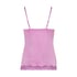 Camisole velours Dentelle, Rose