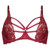 Soutien-gorge &agrave; armatures non-pr&eacute;form&eacute; Sosha, Rouge