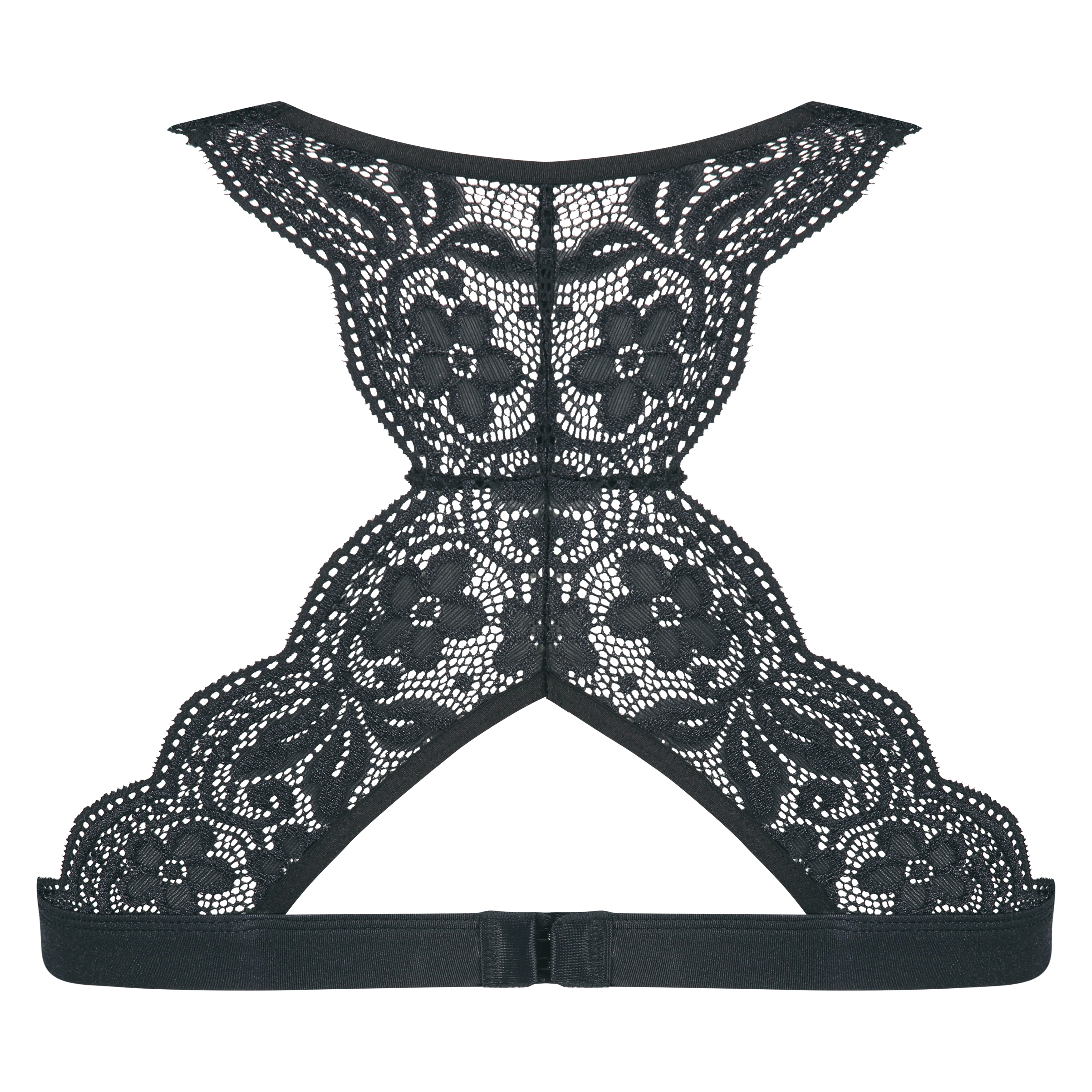 Halter Bralette Racerback, Schwarz, main