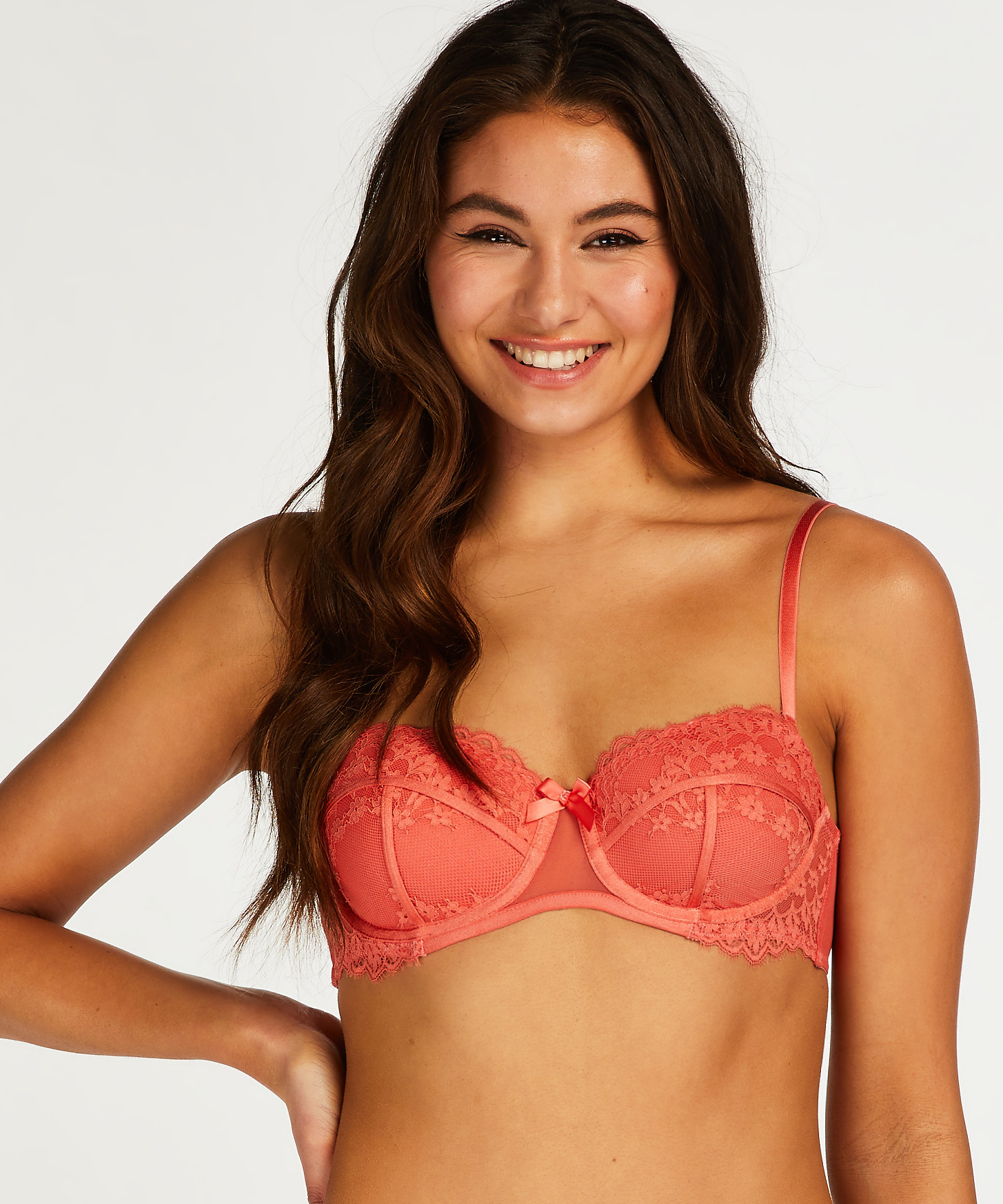Soutien-gorge &agrave; armatures pr&eacute;form&eacute; Emily, Orange, main
