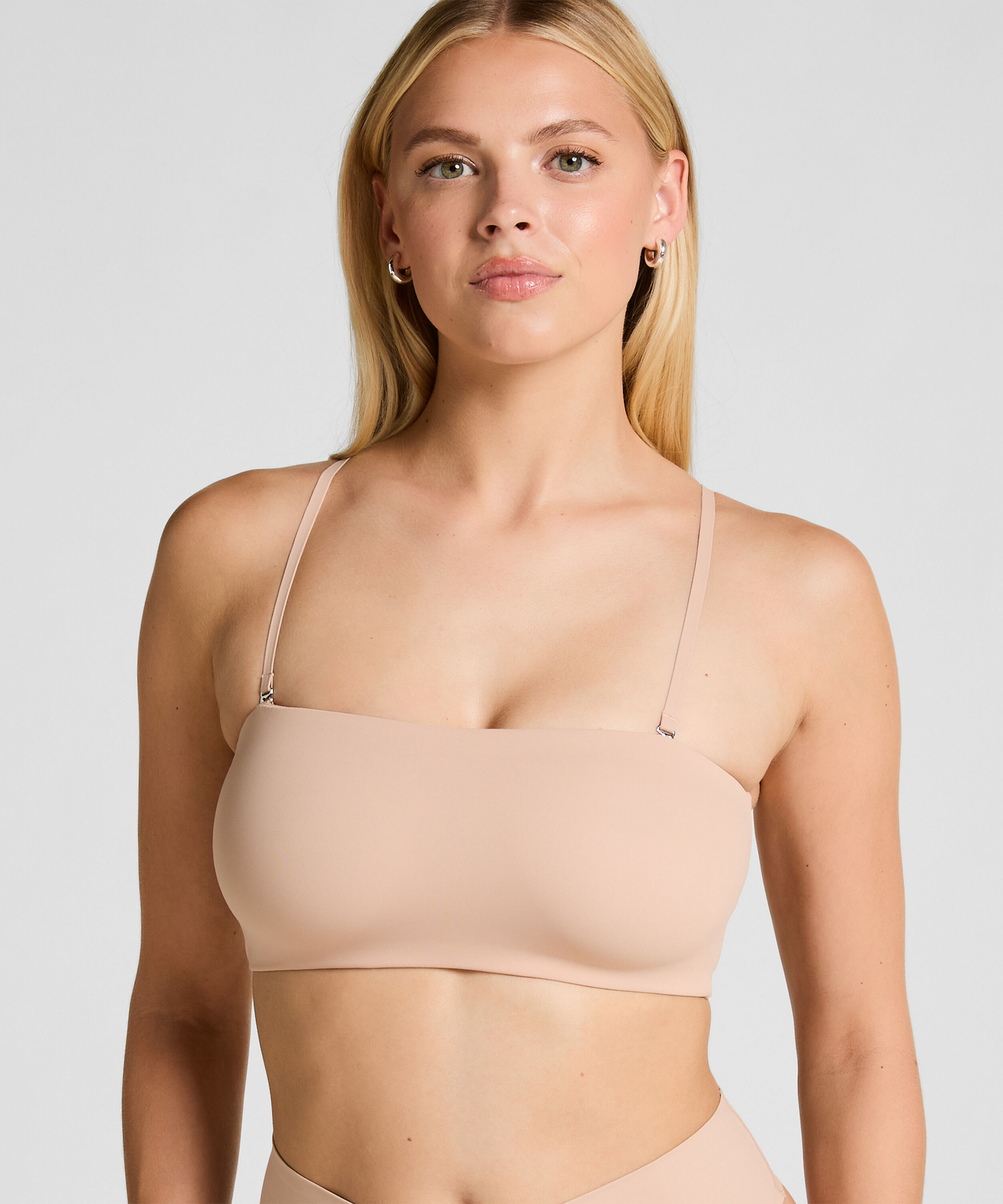 Bandeau Bralette Smooth, Beige