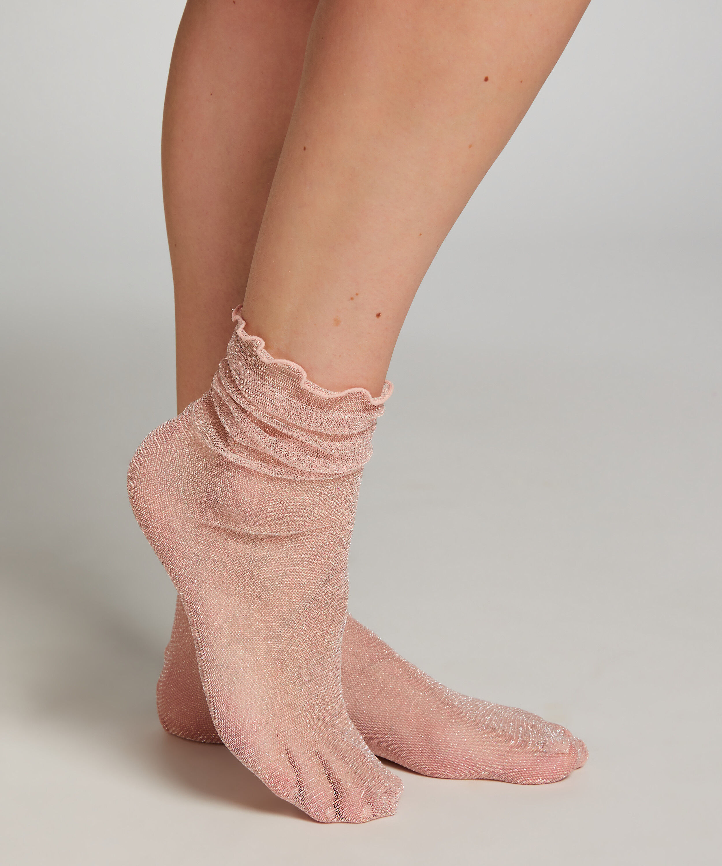 Chaussettes Glitter, Rose