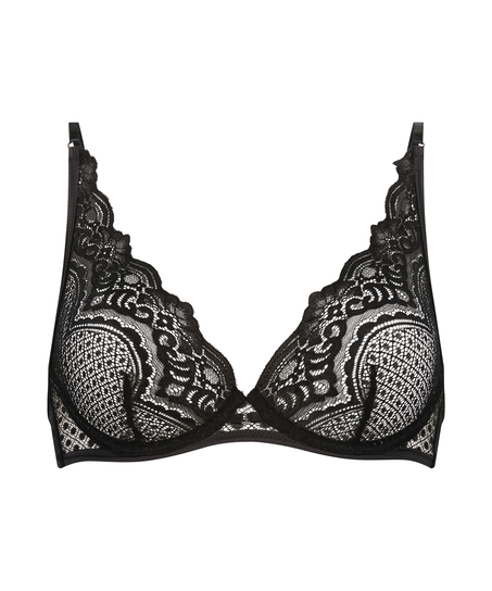 Soutien-gorge sans rembourrage à armatures Lotta, Noir