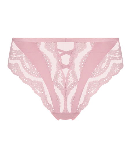Slip brésilien Selina, Rose