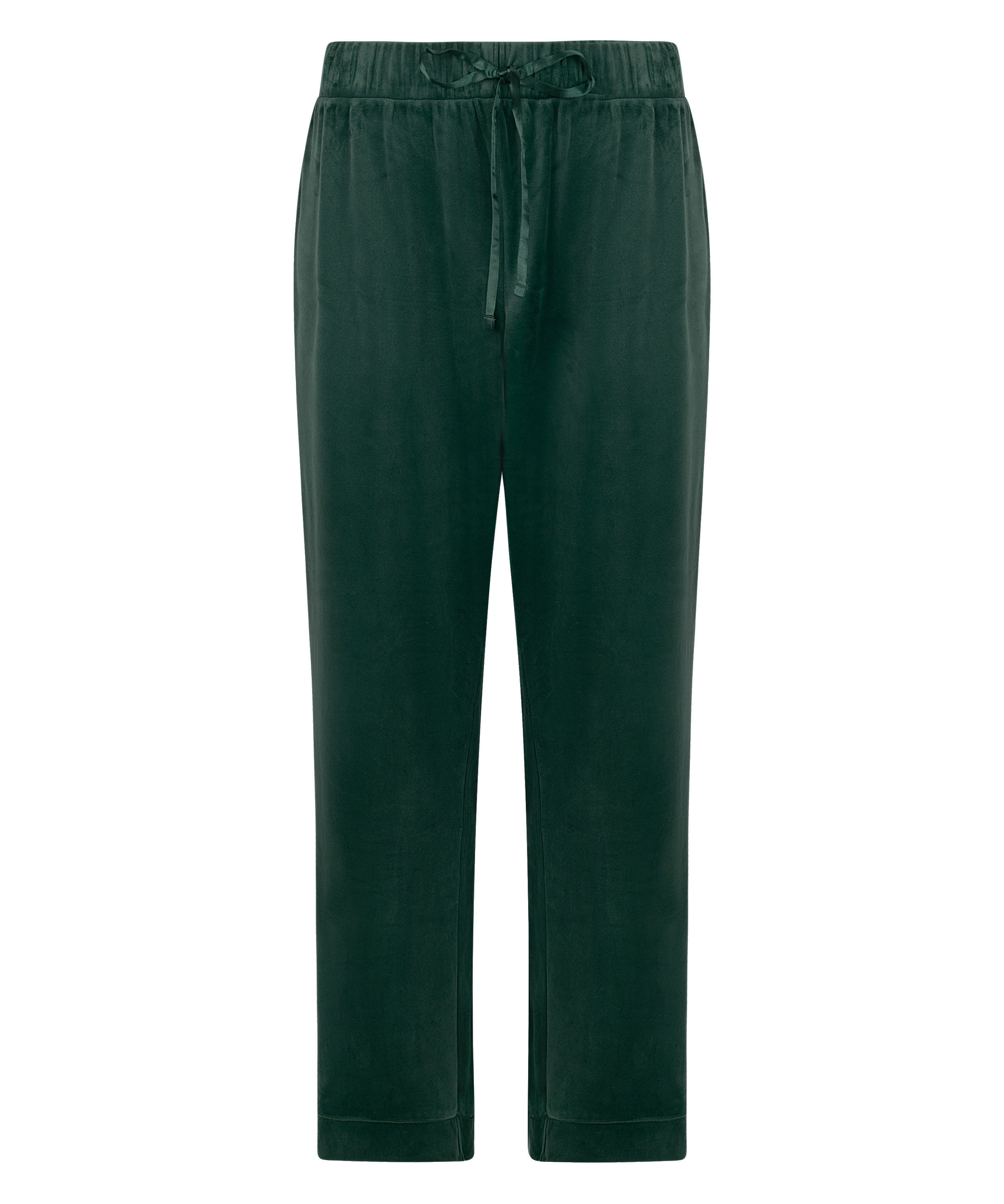 Pantalon de pyjama Velours, Vert, main