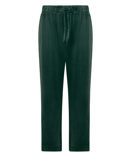 Pantalon de pyjama Velours, Vert