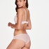 Slip br&eacute;silien invisible avec marque, Rose