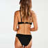 Rio Bikini-Slip mit tiefem Sitz Scallop Glam, Schwarz