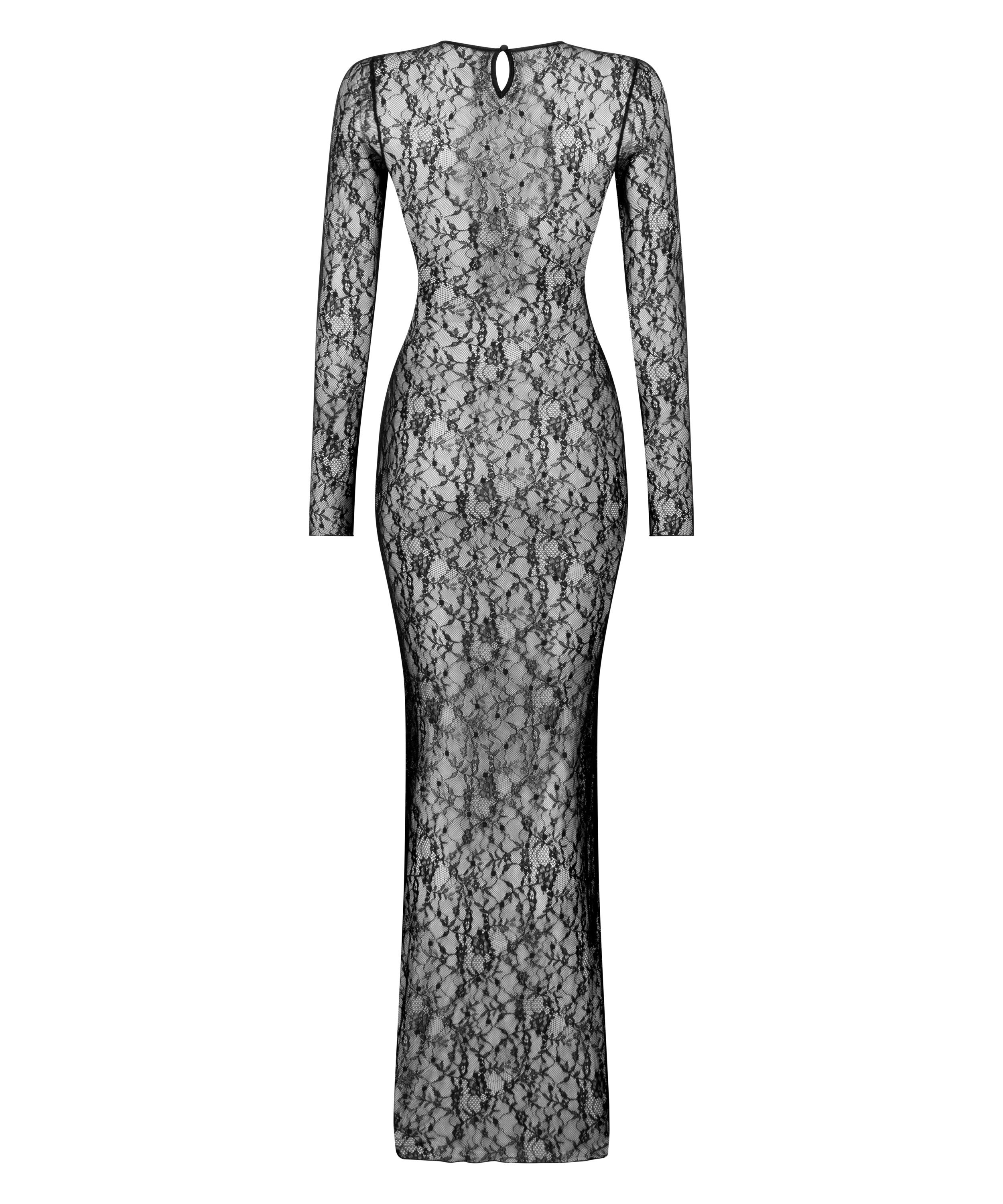 Slipdress Lace, Schwarz, main