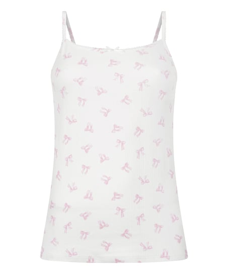 Caraco Pointelle, Blanc