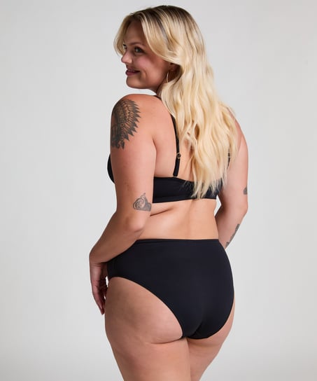 Bas de bikini en néoprène Rio, Noir